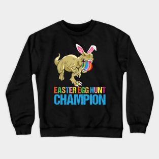 T Rex Dinosaur Easter Egg Rabbit Bunny T Shirt for Boys Crewneck Sweatshirt